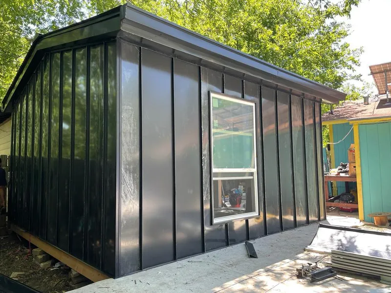 Black standing seam metal wall panels for Roof Inspection in Rockland